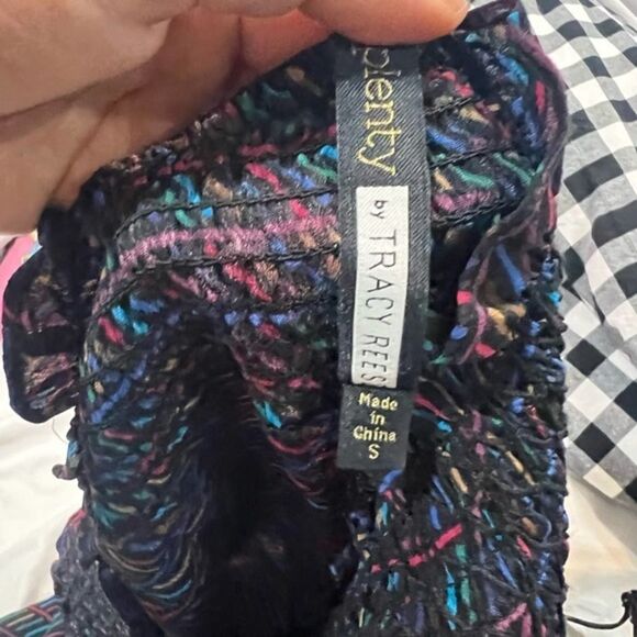 plenty by TRACY REESE Off-the-Shoulder Chemise Blouse top size small - Picture 8 of 10